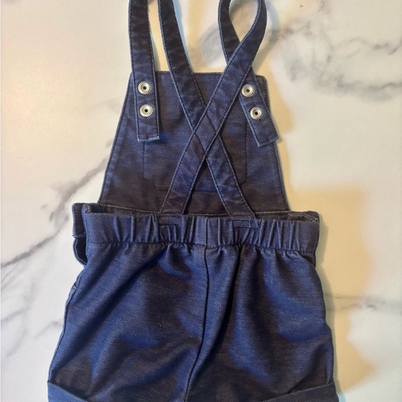 Baby Denim Overalls with Floral Embroidery | Carter’s - Picture 4 of 4